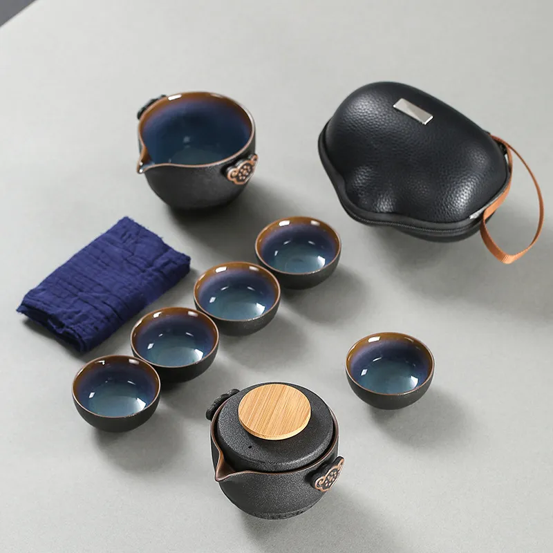 Gongfu Tea Set - Przenośny wysokiej jakości chiński zestaw do