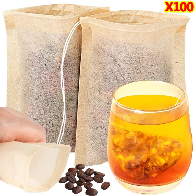 Coffee Leaves Tea - 100 sztuk torebek na herbatę z