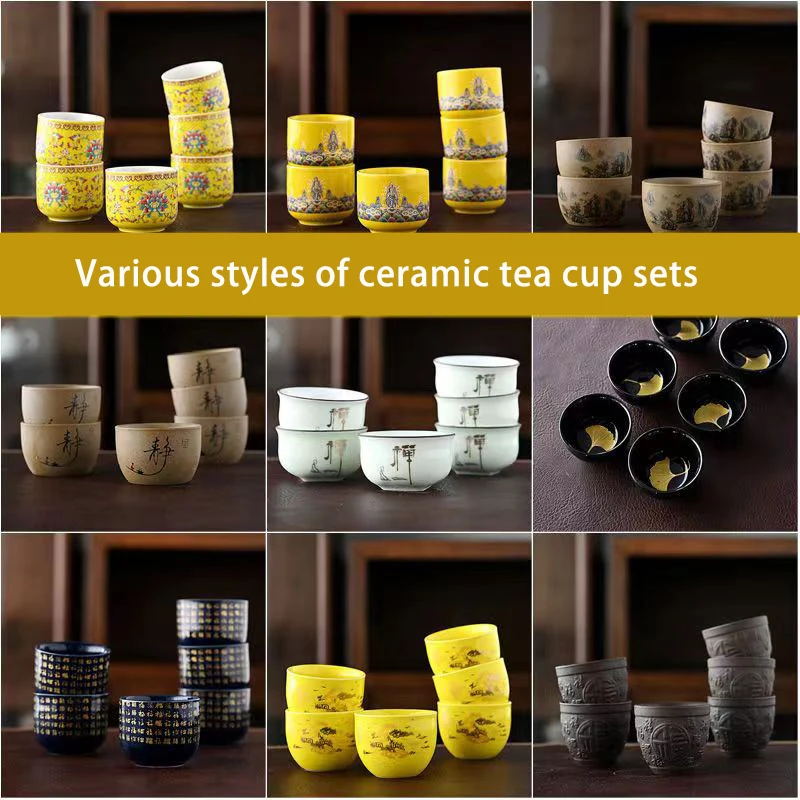 Gongfu Tea Set - Wysokiej jakości kolor glazury kubek do