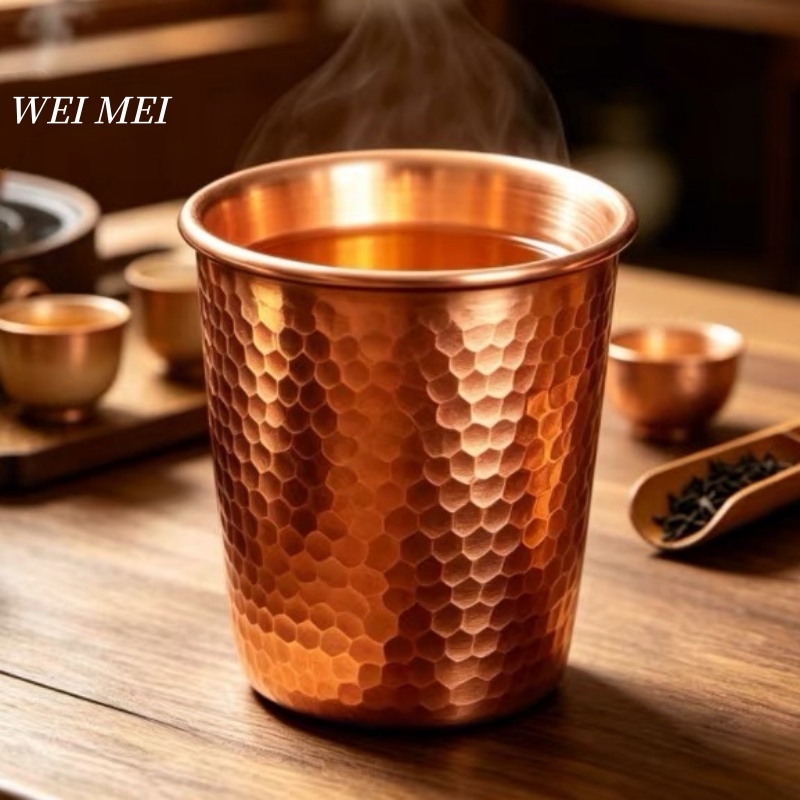 Coffee Tea Friends - Ręcznie wykonany miedziany kubek do kawy