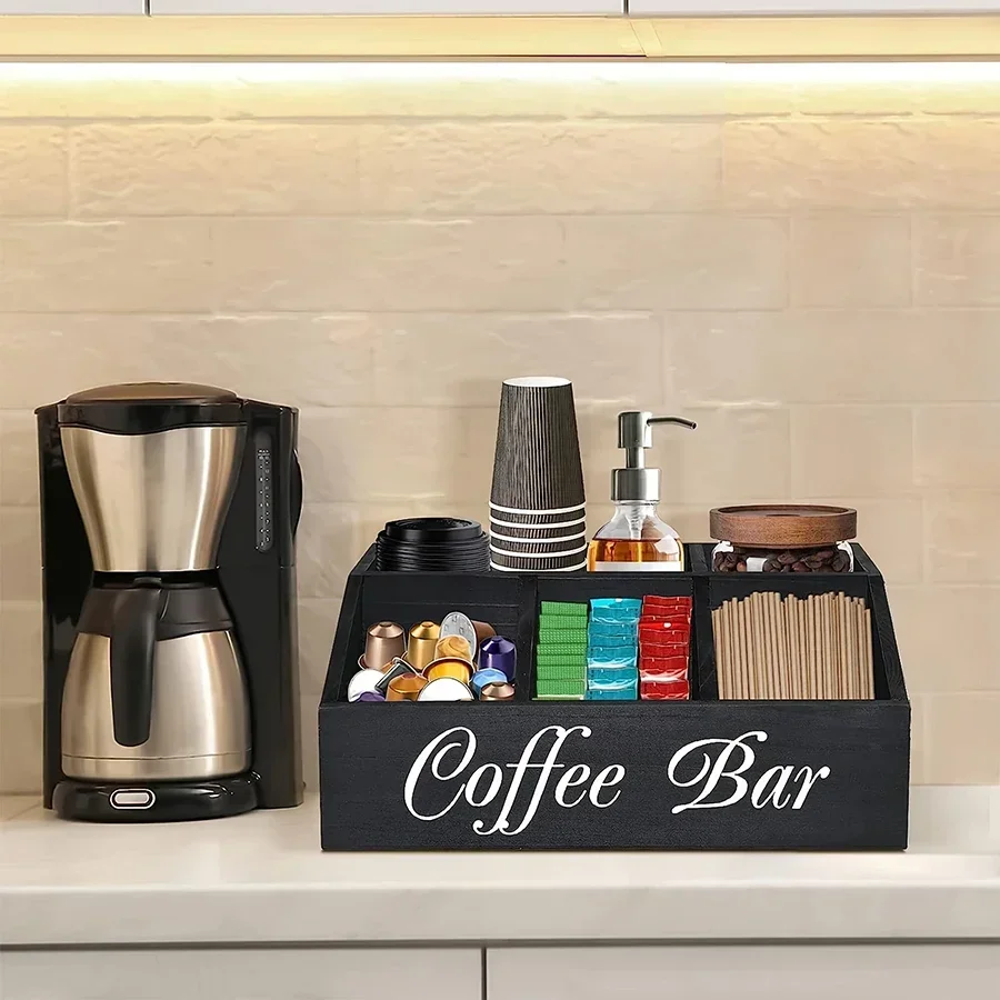 Coffee And Tea Bar - Pudełko do przechowywania kawy, bar wodny,
