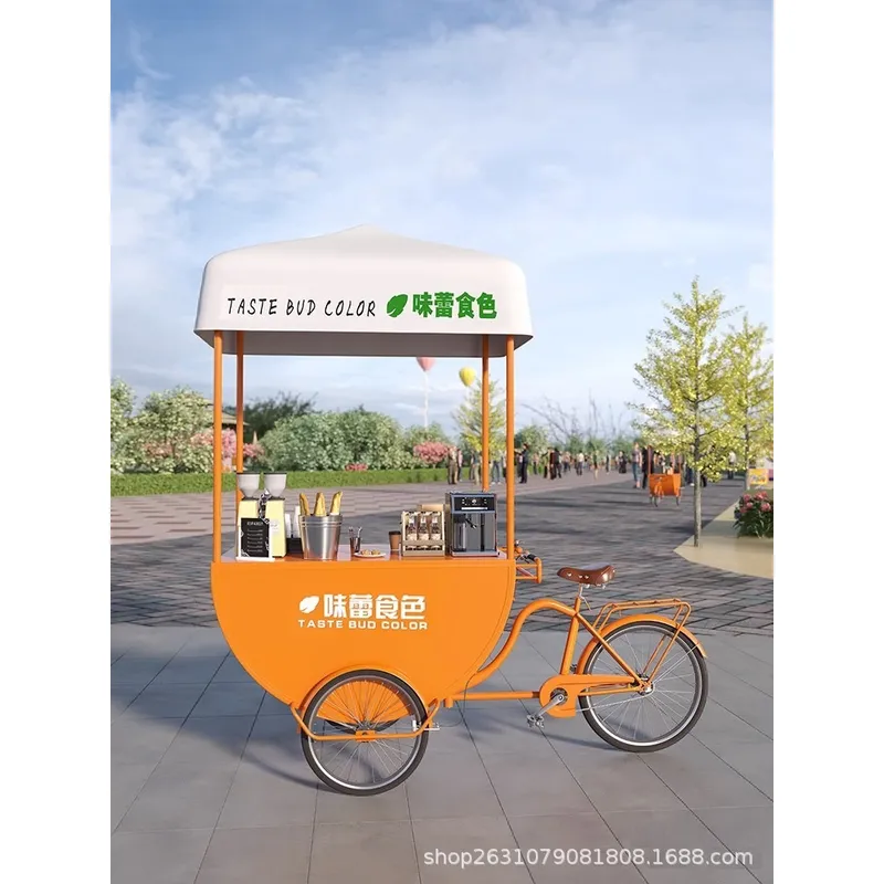 Coffee Tea & Hot Chocolate - Mobilny wózek gastronomiczny na zewnątrz, food