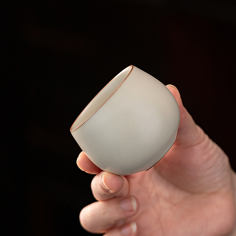 Gongfu Tea Set - Miękki Żółty Kubek do Herbaty z