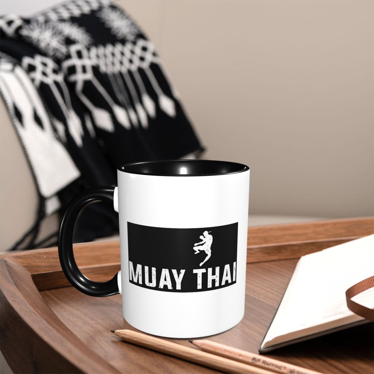Coffee Tea Thai - Rękawice Muay Thai Tajlandzki Bokser Kolegium