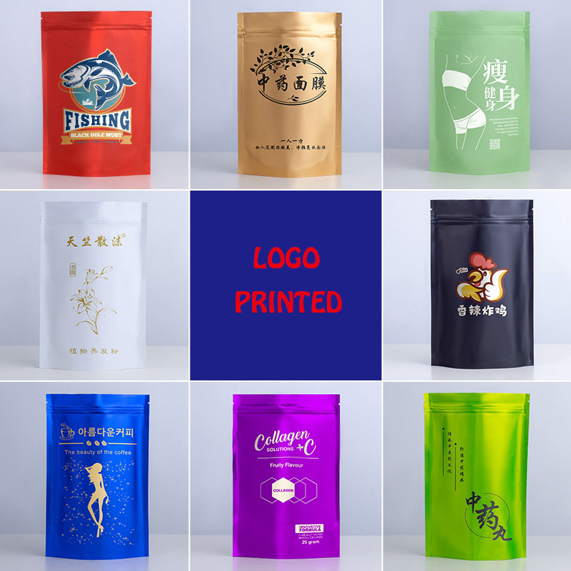 Coffee Tea House - Torebka aluminiowa z zamknięciem strunowym, do