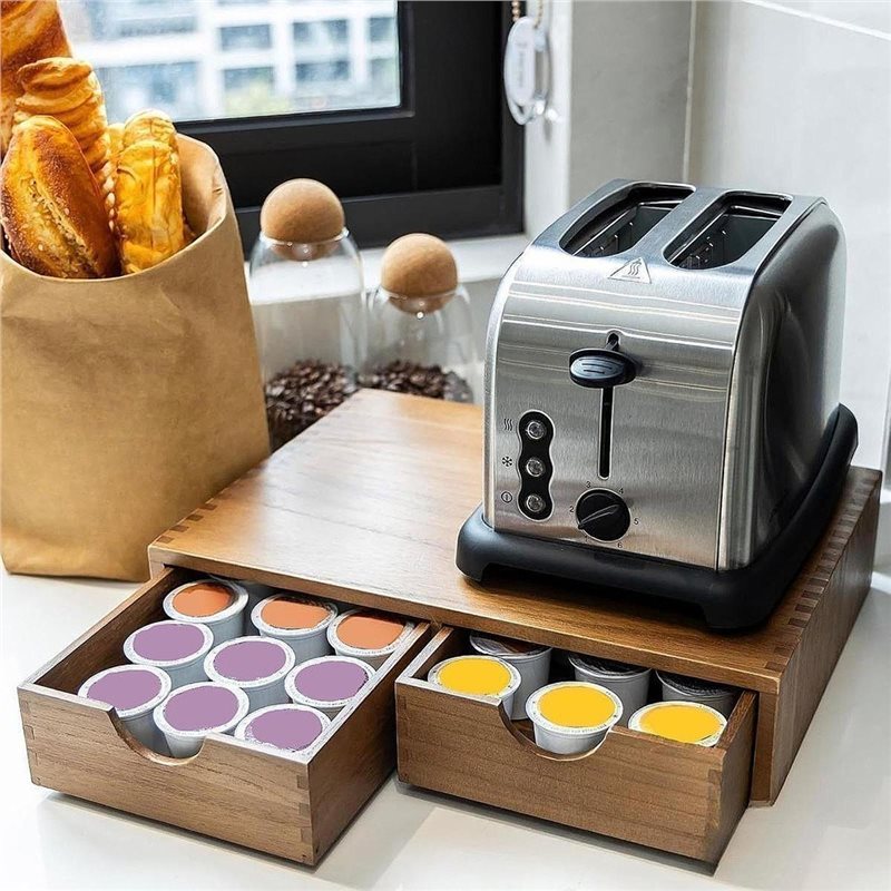 TFTP-Drewniany organizer na ka – Coffee And Tea Bar recenzja i cena