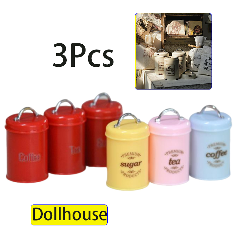 3 szt. Miniaturowe puszki z je – Coffee Tea & Hot Chocolate recenzja i cena