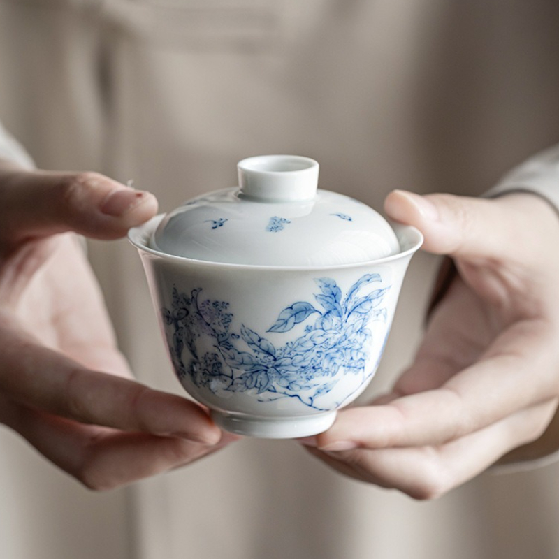 Antyczny Niebiesko-Biały Porce – Gongfu Tea Set recenzja i cena