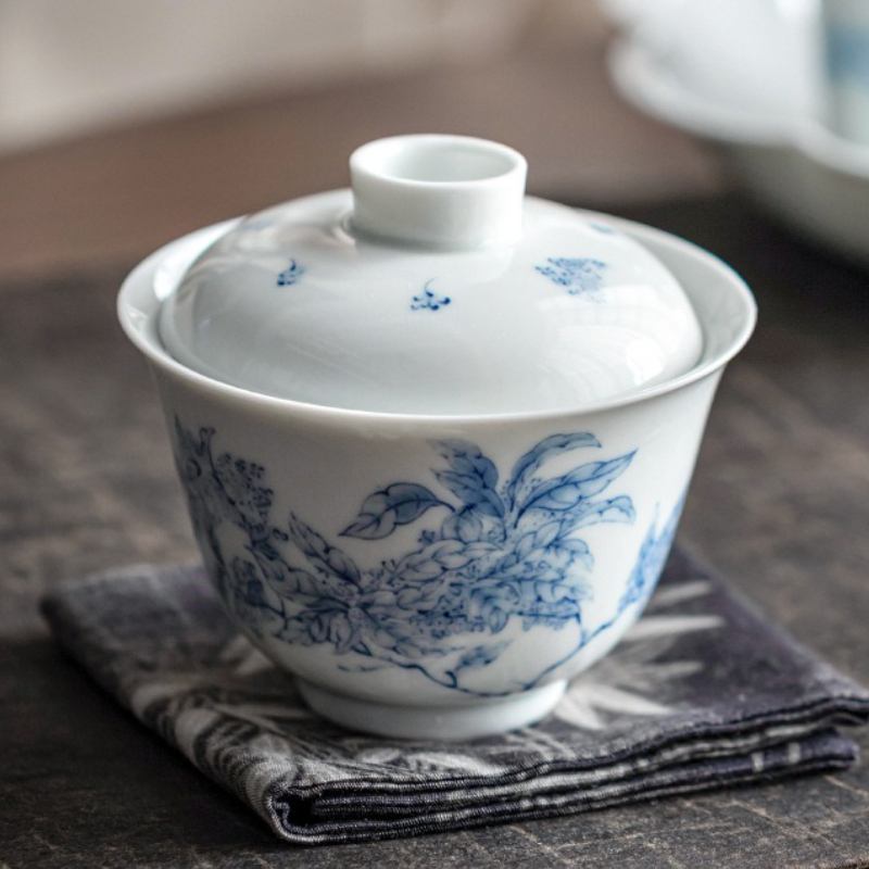 Antyczny Niebiesko-Biały Porce – Gongfu Tea Set recenzja i cena