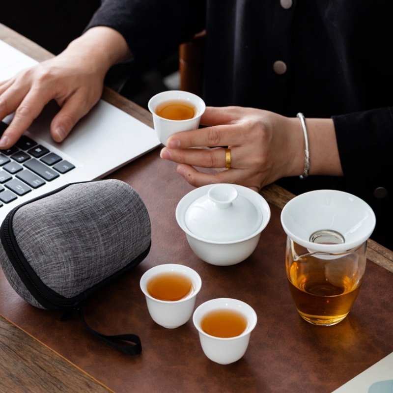 Przenośny chiński zestaw do he – Gongfu Tea Set recenzja i cena