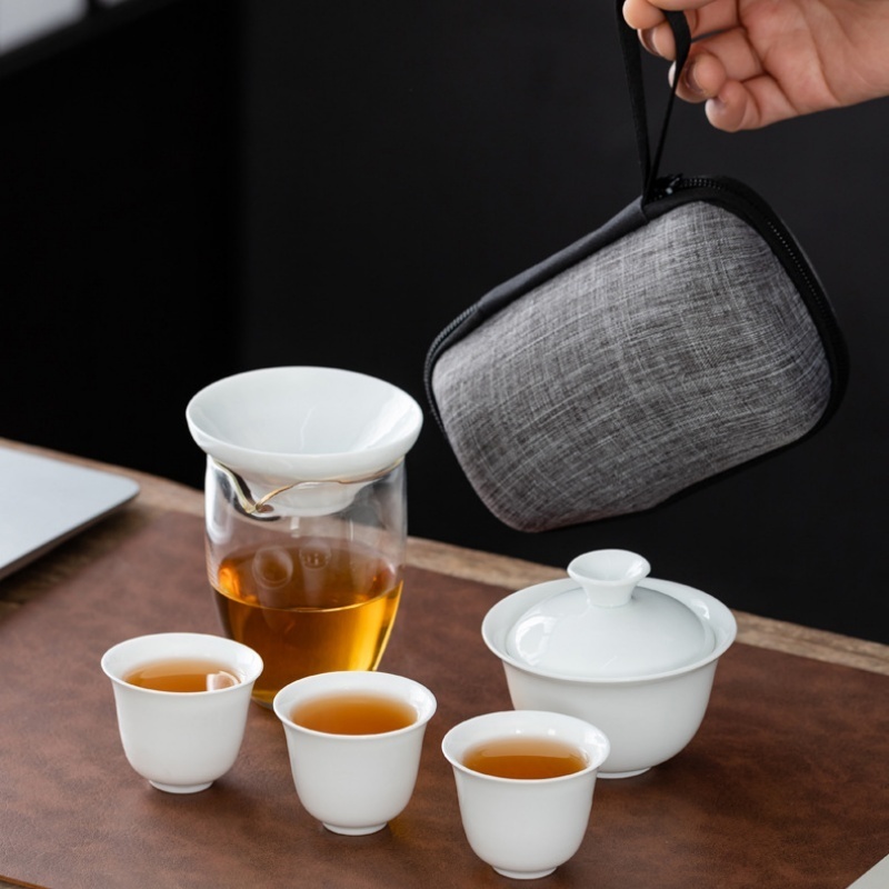 Przenośny chiński zestaw do he – Gongfu Tea Set recenzja i cena