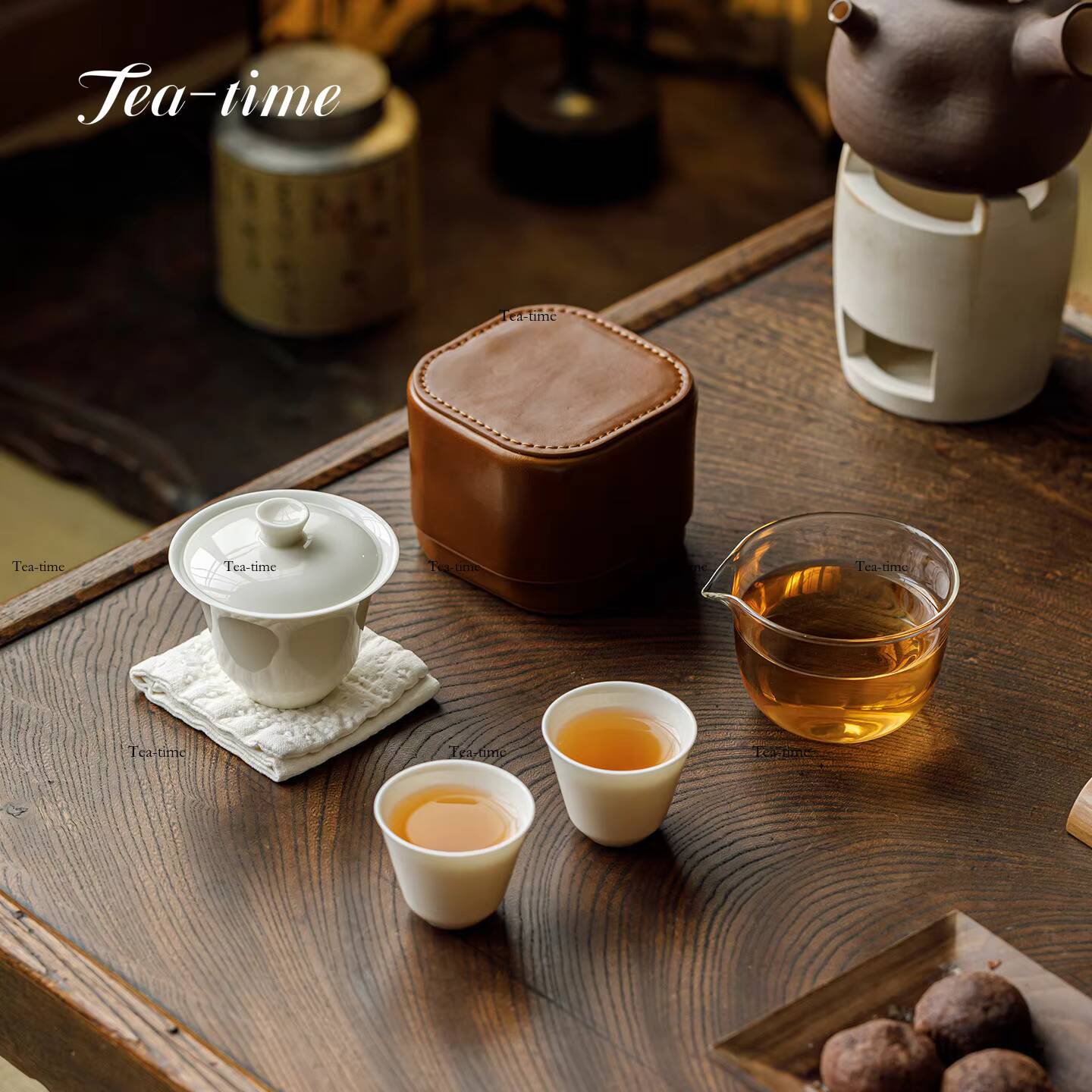 Biały ceramiczny zestaw do her – Gongfu Tea Set recenzja i cena