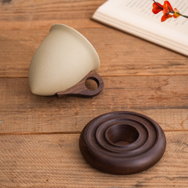 Kreatywny brązowy ceramiczny k – Coffee Tea Gardens recenzja i cena
