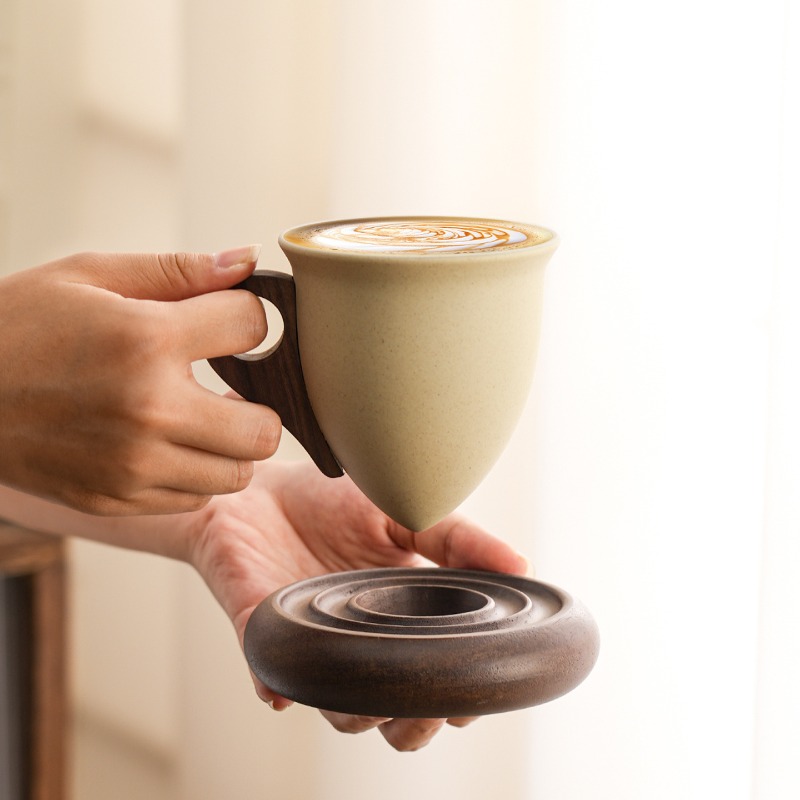 Kreatywny brązowy ceramiczny k – Coffee Tea Gardens recenzja i cena
