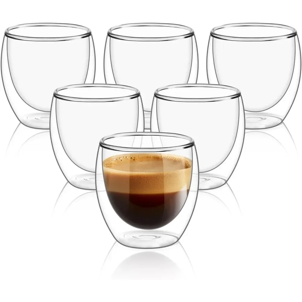 6 sztuk przezroczystych szklan – Coffee And Tea Bar recenzja i cena