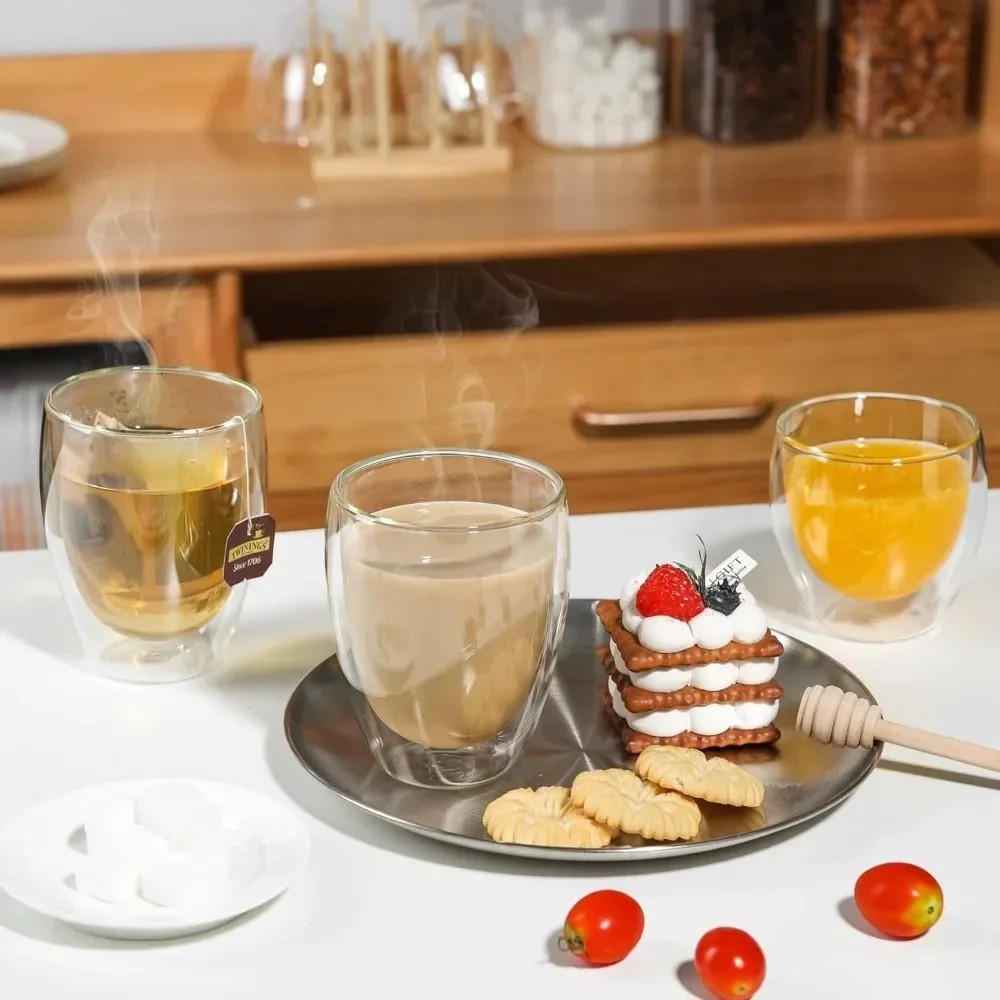 6 sztuk przezroczystych szklan – Coffee And Tea Bar recenzja i cena