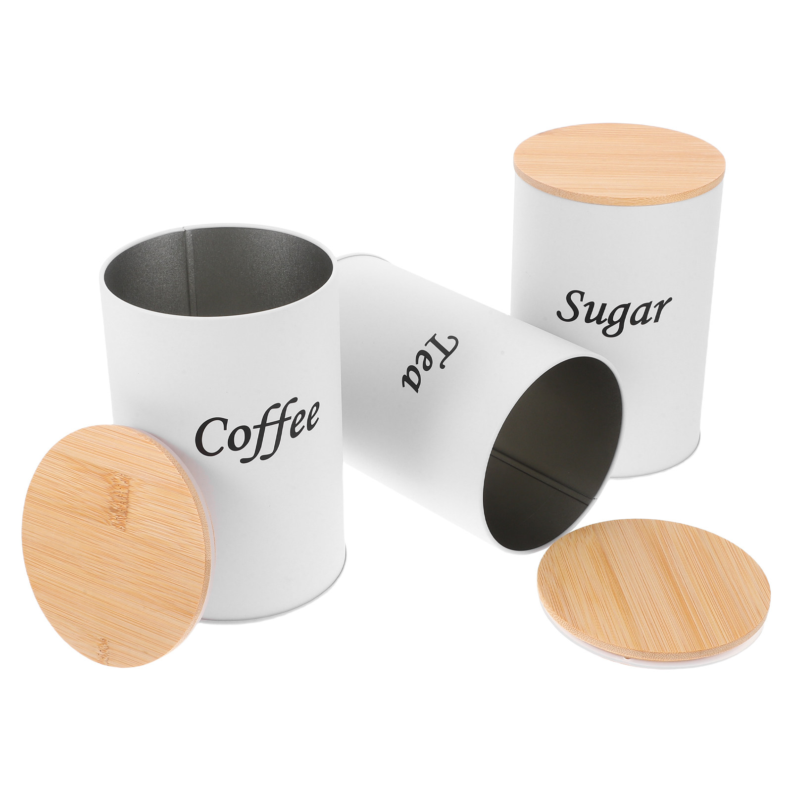 3 szt. Hermetyczne okrągłe poj – Canister Coffee Sugar Tea recenzja i cena
