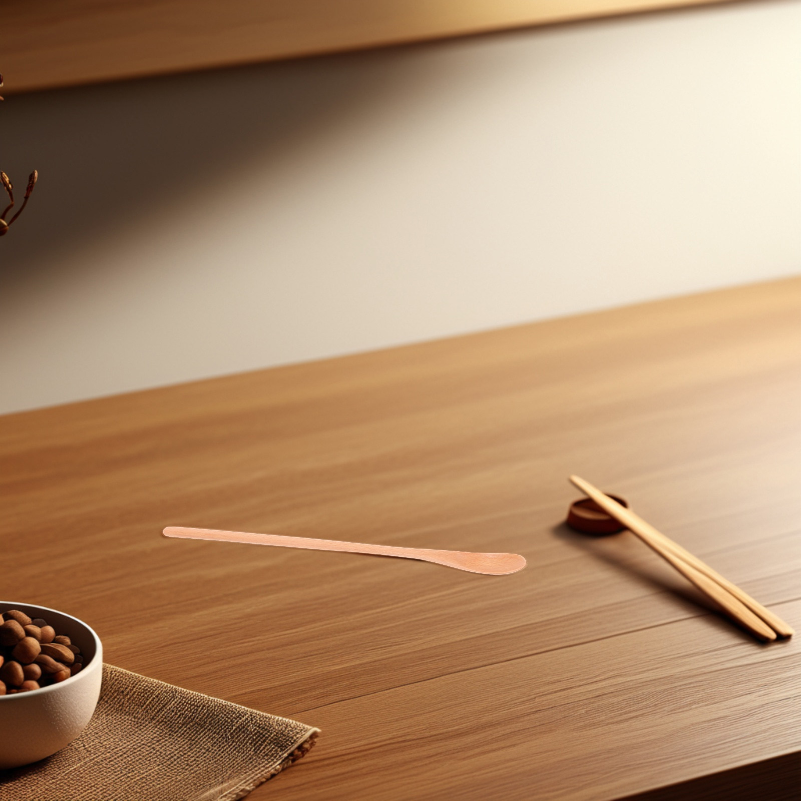 2 szt. długich drewnianych łyż – Tea Coffee Utensils recenzja i cena