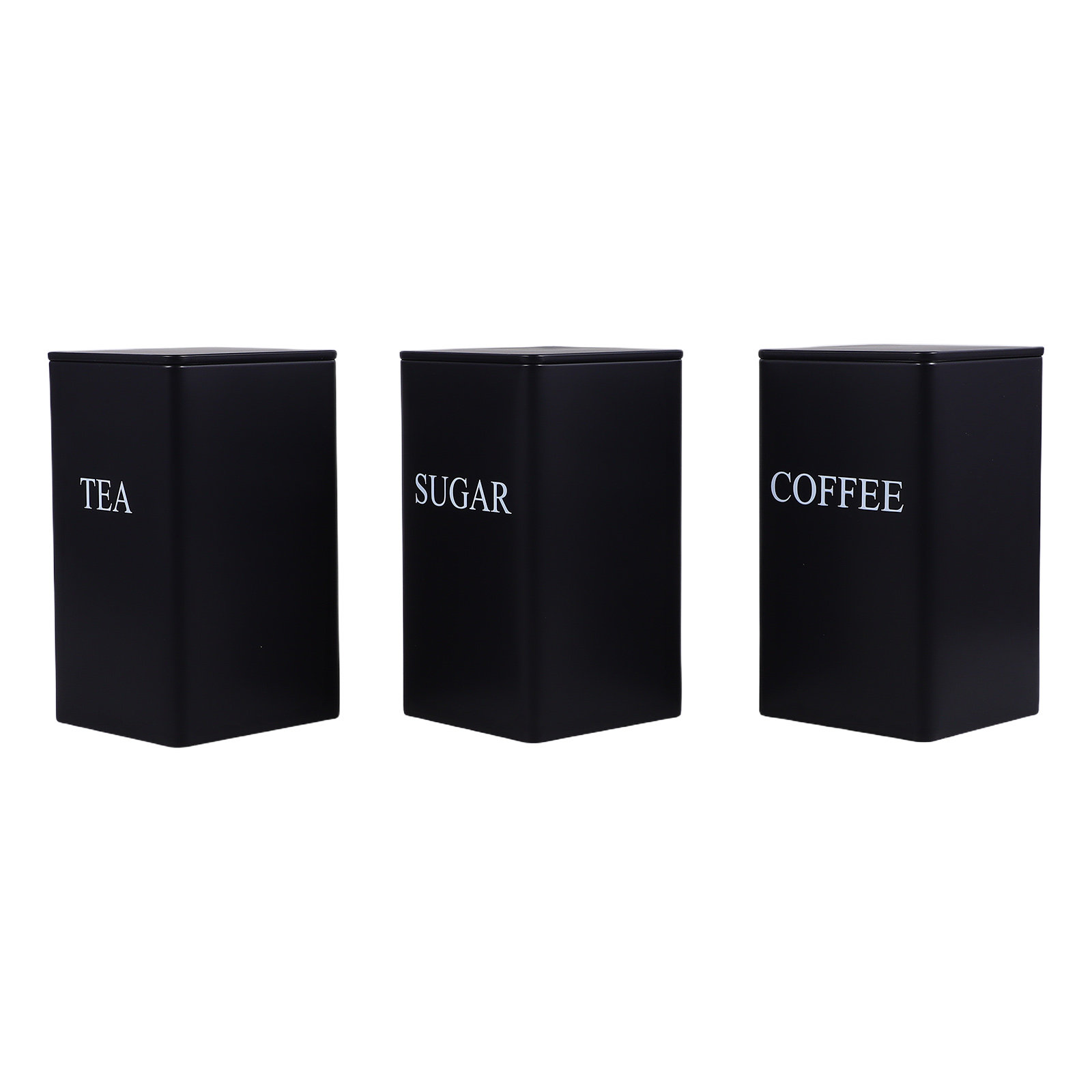 3 sztuki metalowych pojemników – Canister Coffee Sugar Tea recenzja i cena