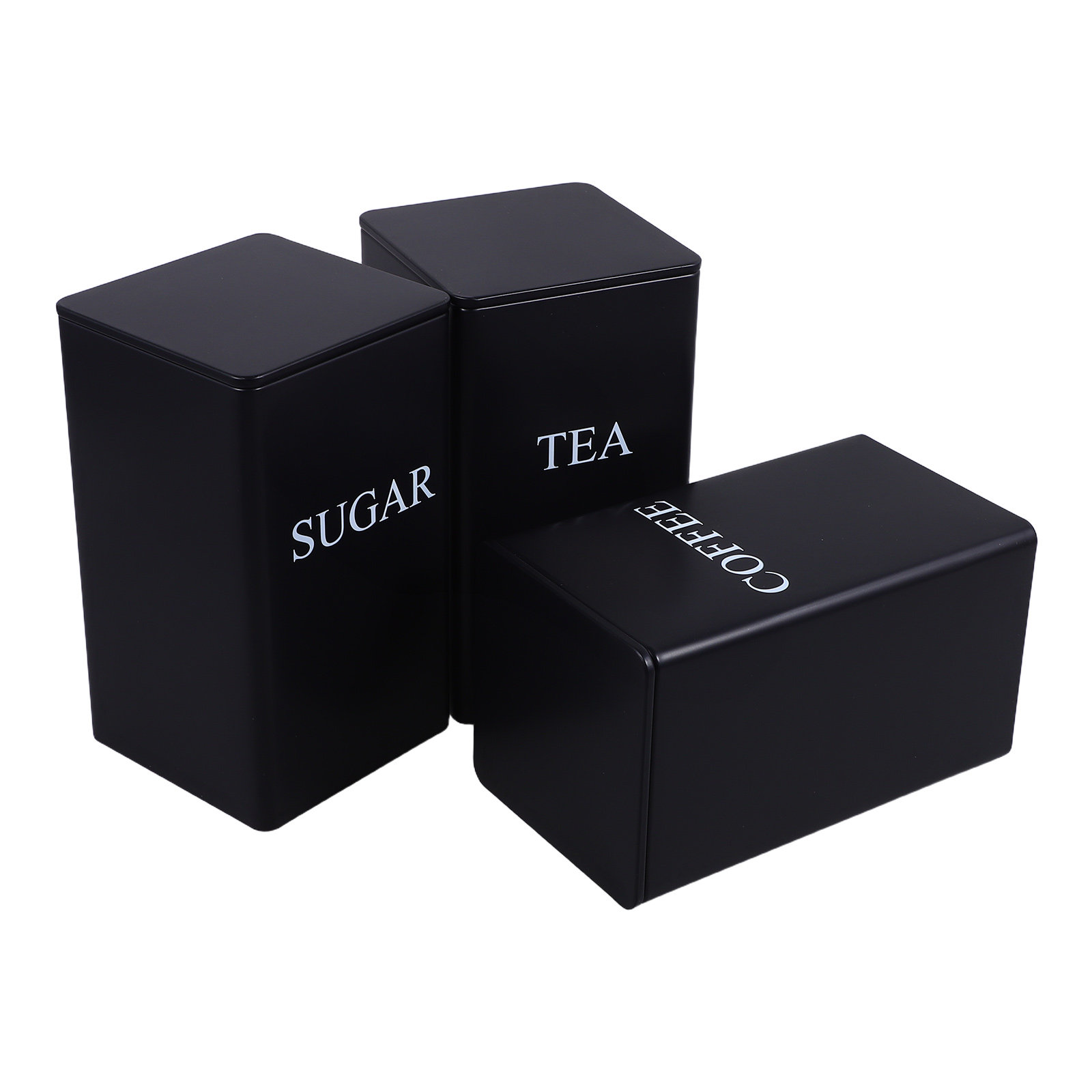 3 sztuki metalowych pojemników – Canister Coffee Sugar Tea recenzja i cena