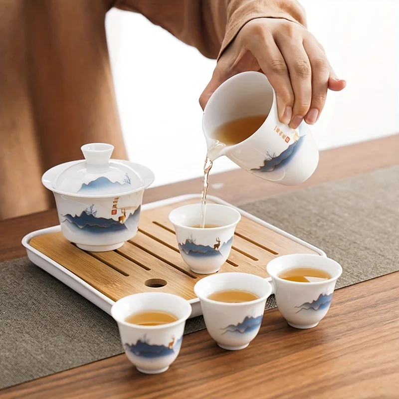 Ceramiczny chiński zestaw do h – Gongfu Tea Set recenzja i cena