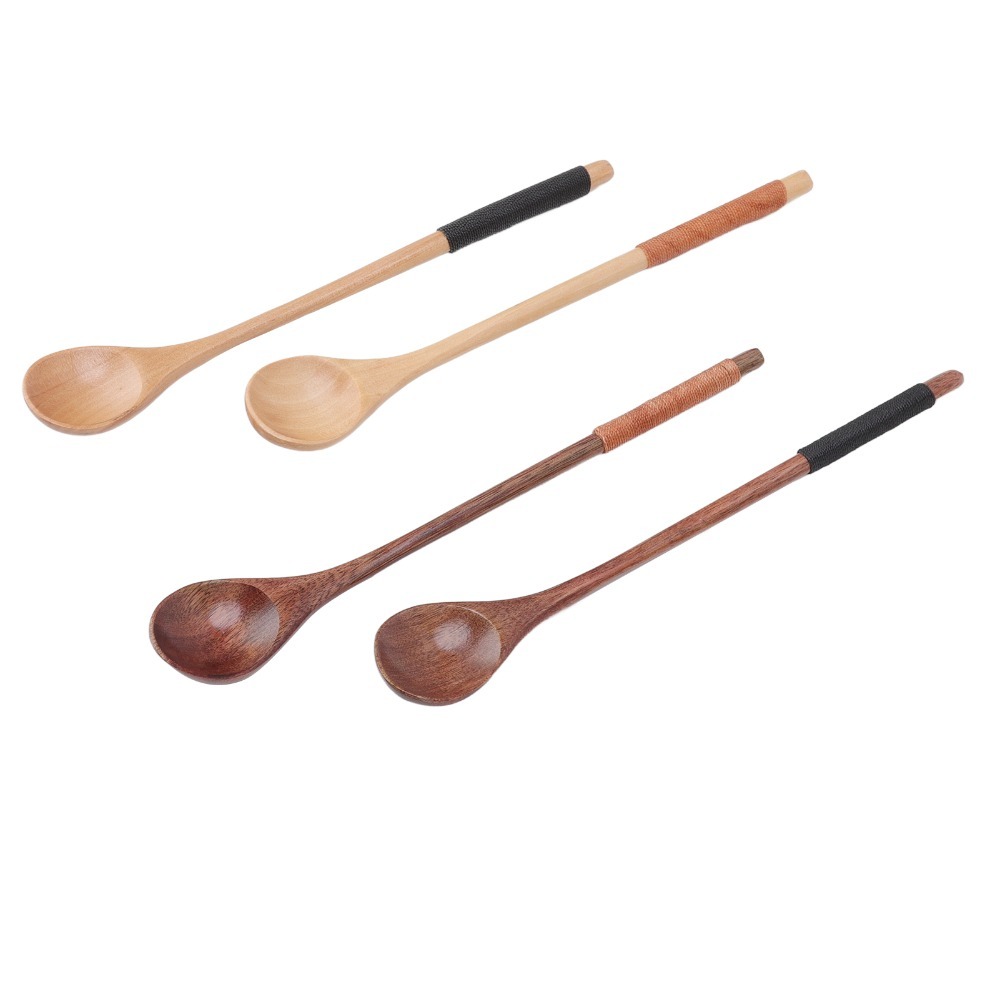 4 sztuki drewnianych łyżeczek  – Tea Coffee Utensils recenzja i cena