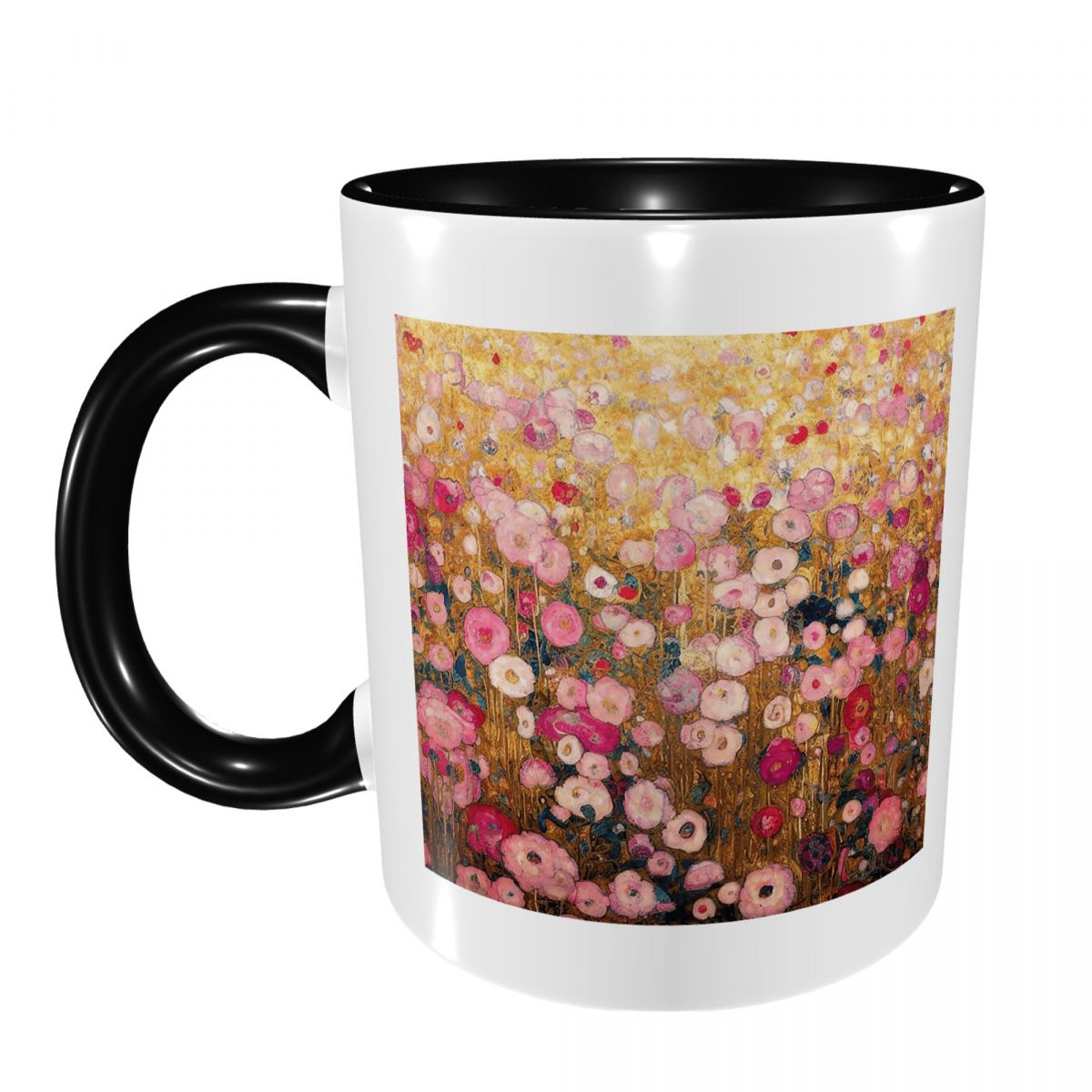Kubek Gustav Klimt Różowy Kwia – Coffee Tea Gardens recenzja i cena