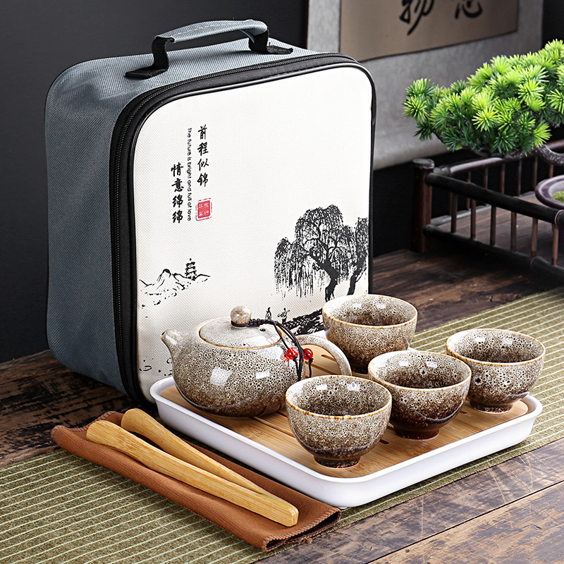 Z torbą podróżną 4 filiżanki C – Gongfu Tea Set recenzja i cena