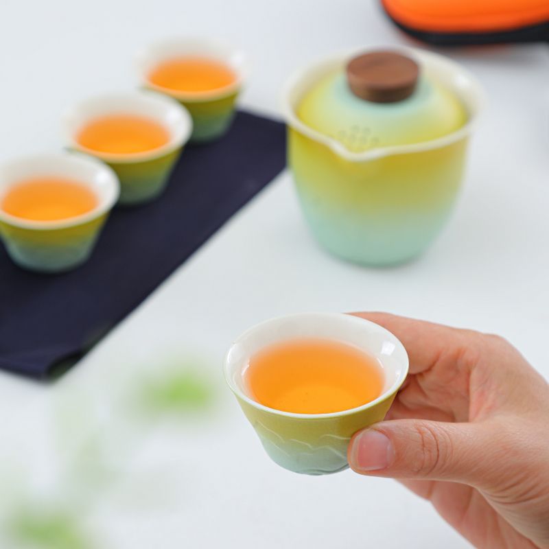 Gradientowy Zestaw do Herbaty  – Gongfu Tea Set recenzja i cena