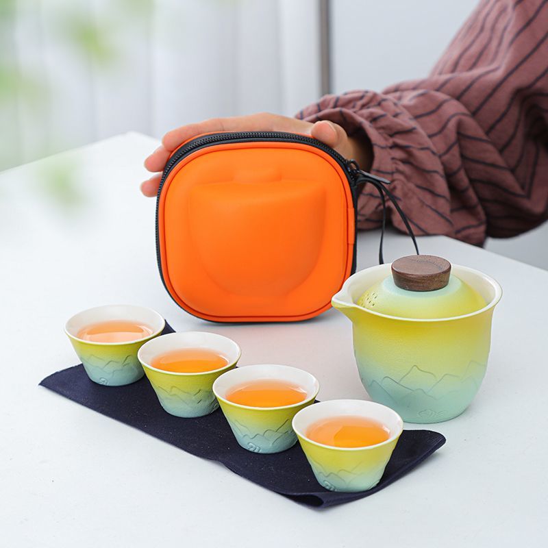 Gradientowy Zestaw do Herbaty  – Gongfu Tea Set recenzja i cena