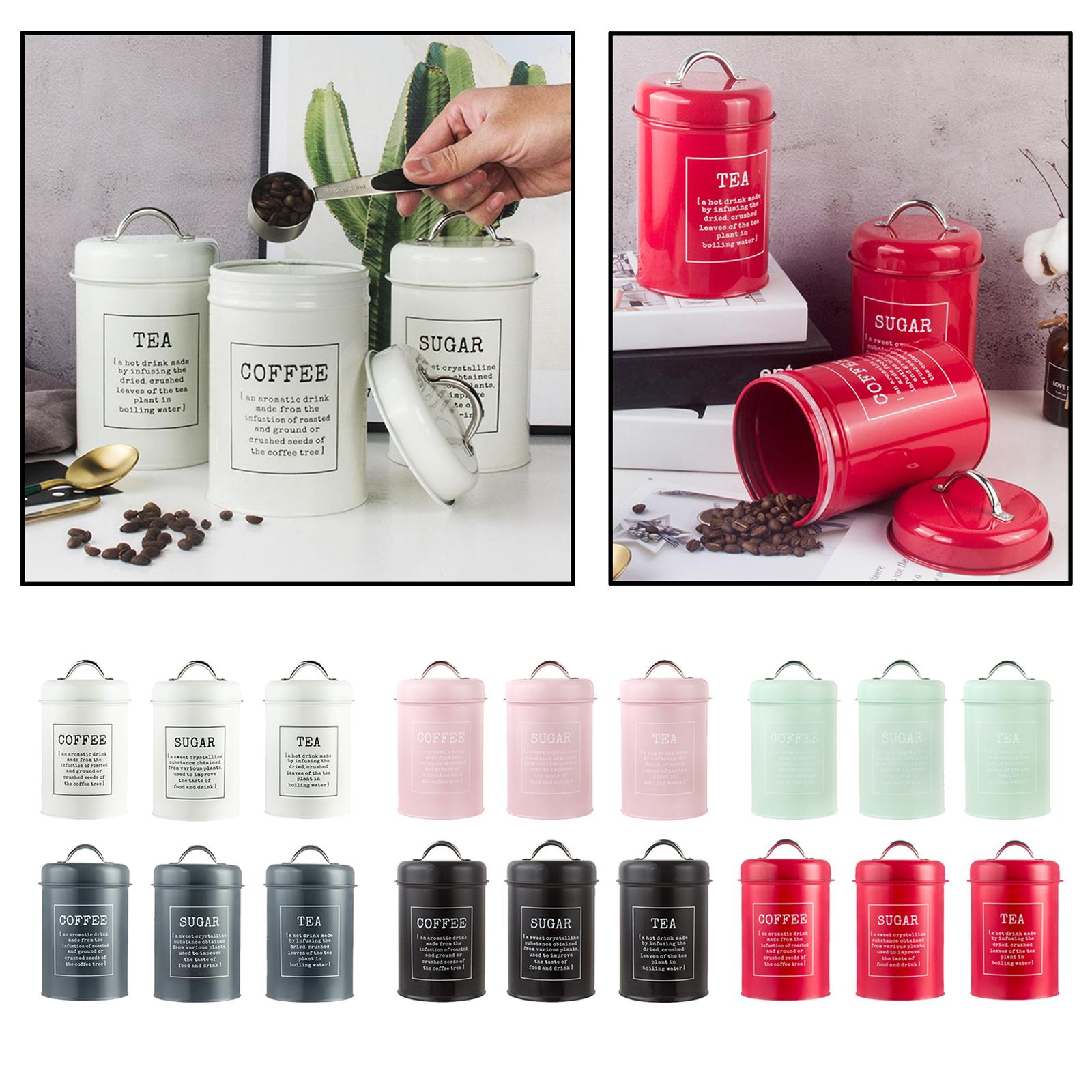 3-częściowy zestaw szczelnych  – Canister Coffee Sugar Tea recenzja i cena