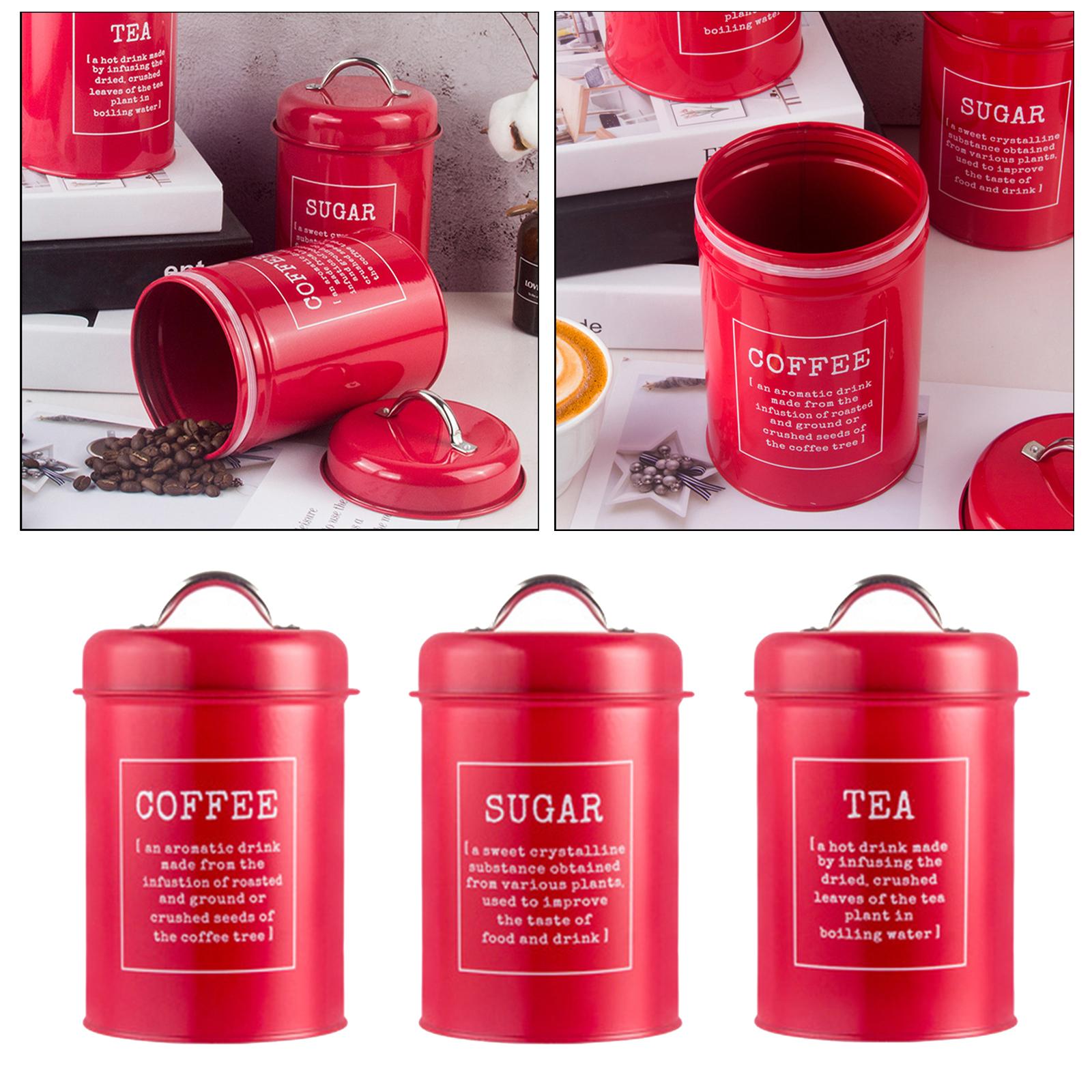 3-częściowy zestaw szczelnych  – Canister Coffee Sugar Tea recenzja i cena