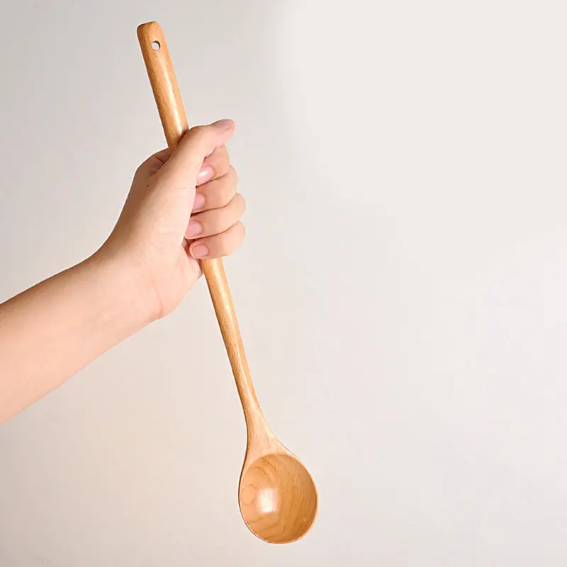 1 szt. Drewniana Łyżka Sztućce – Tea Coffee Utensils recenzja i cena