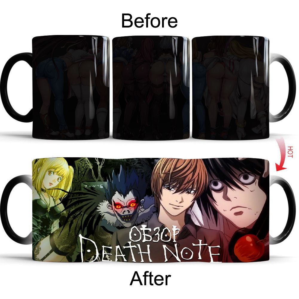 Death Note Kubek zmieniający k – Coffee Tea Friends recenzja i cena