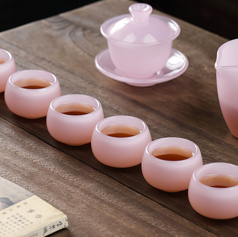 Hibiscus Jade Porcelain Teacup – Gongfu Tea Set recenzja i cena