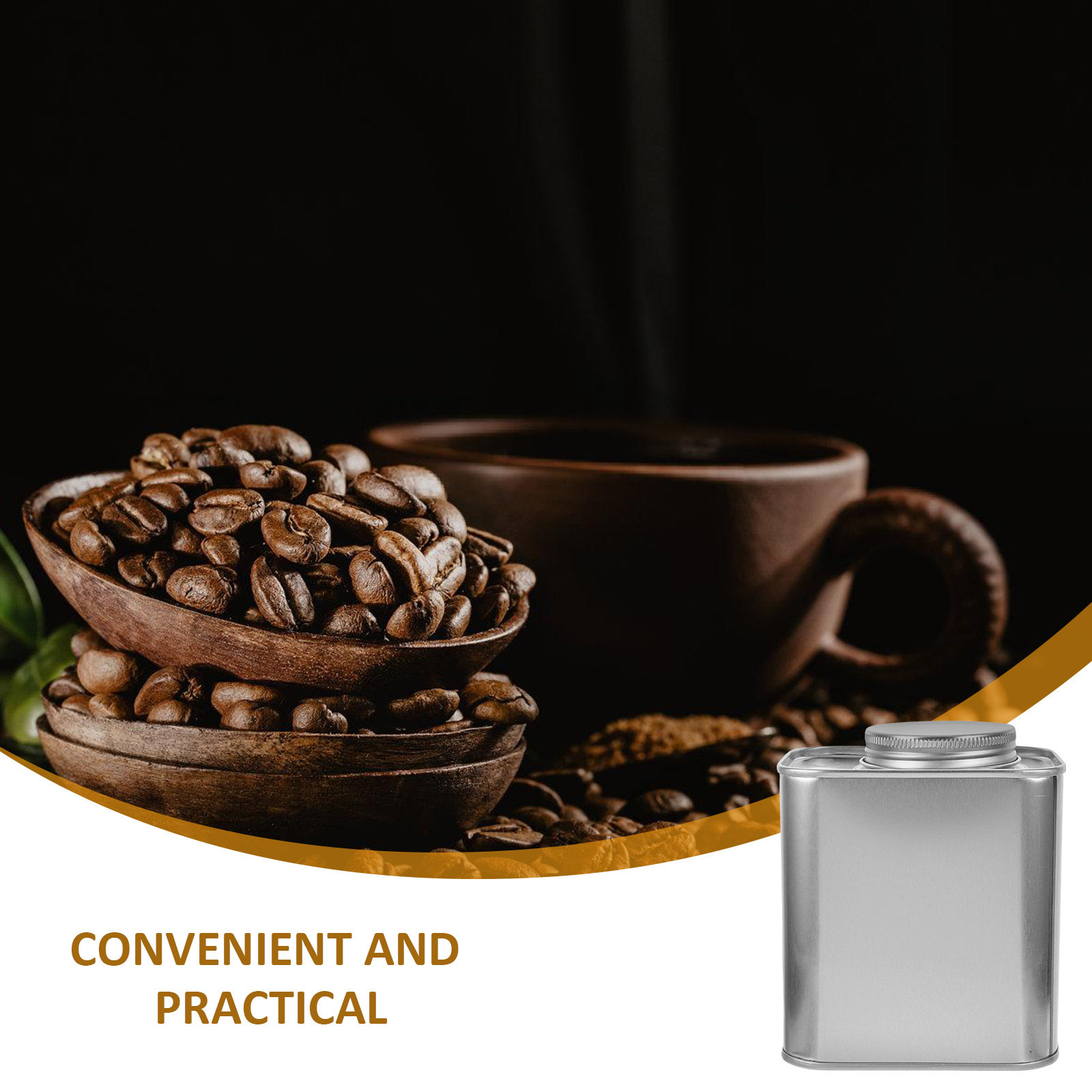 4 sztuki pojemników z blachy c – Canister Coffee Sugar Tea recenzja i cena