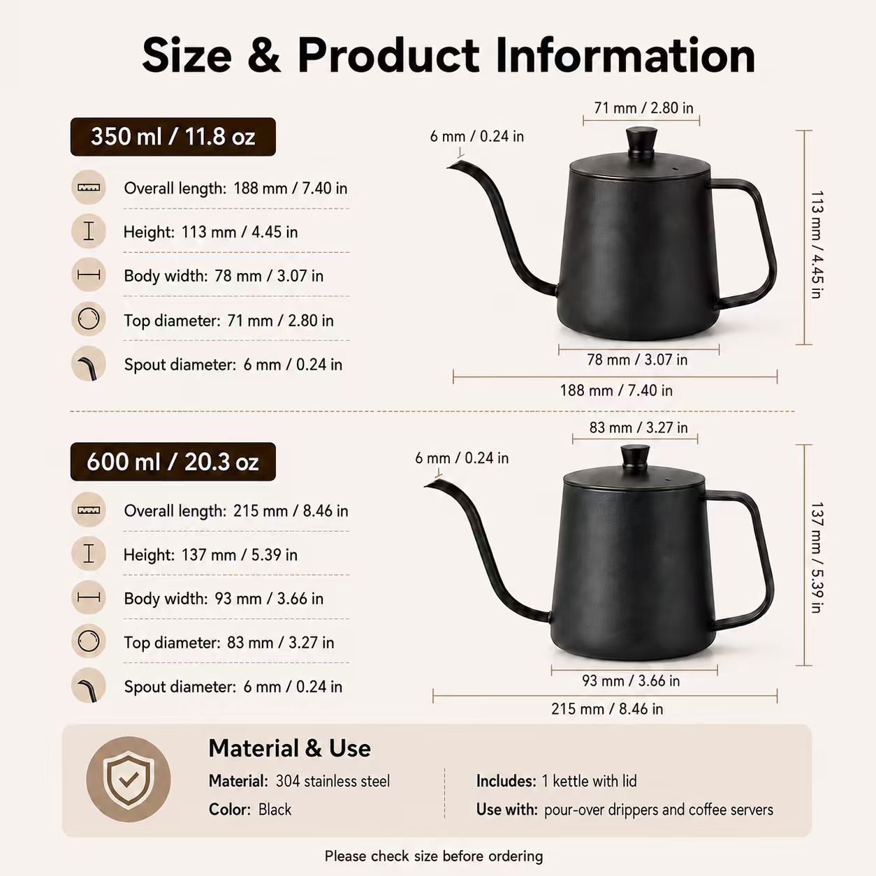 Czajnik do kawy ze stali nierd – Coffee And Tea Bar recenzja i cena