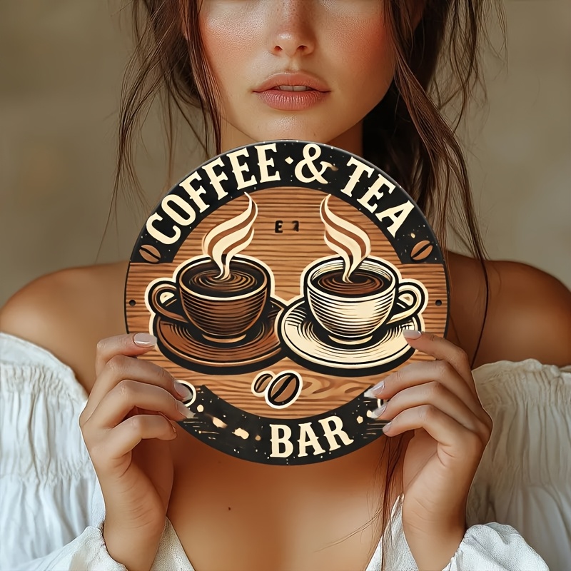 [2D Flat] Aluminiowe tabliczki – Coffee And Tea Bar recenzja i cena