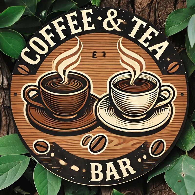 [2D Flat] Aluminiowe tabliczki – Coffee And Tea Bar recenzja i cena