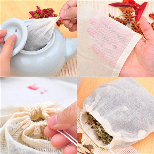 1pc/10 sztuk bawełniane torebk – Coffee Tea Gardens recenzja i cena
