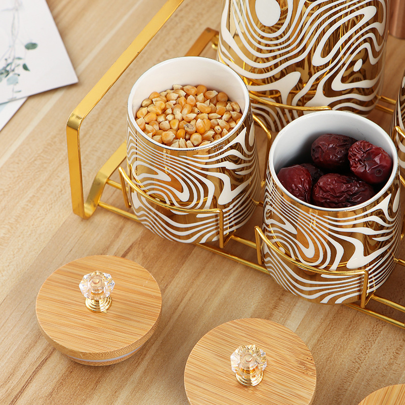 Zestaw 7 kolorowych, szkliwion – Canister Coffee Sugar Tea recenzja i cena