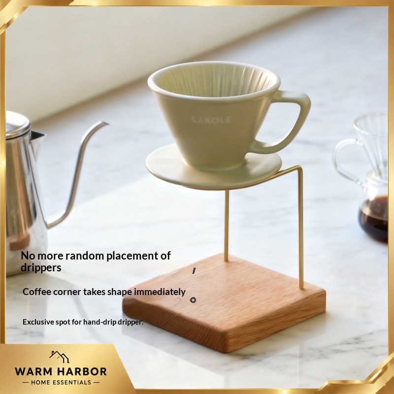 Drewniany stojak na kawę z mos – Coffee Dripper V60 recenzja i cena