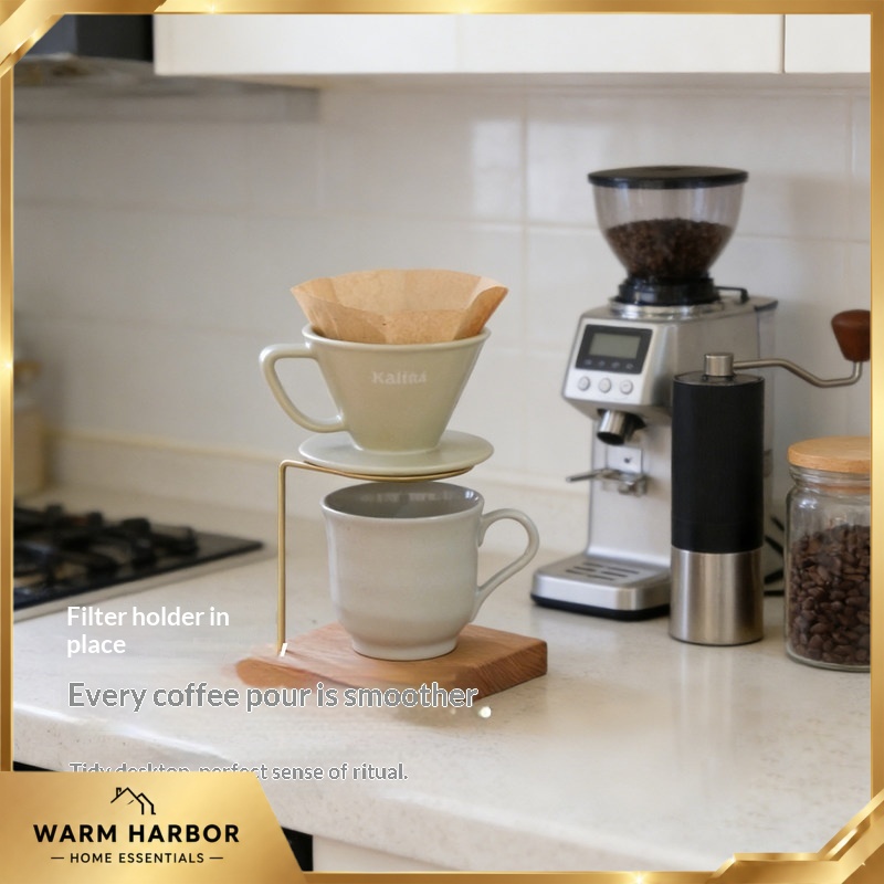 Drewniany stojak na kawę z mos – Coffee Dripper V60 recenzja i cena