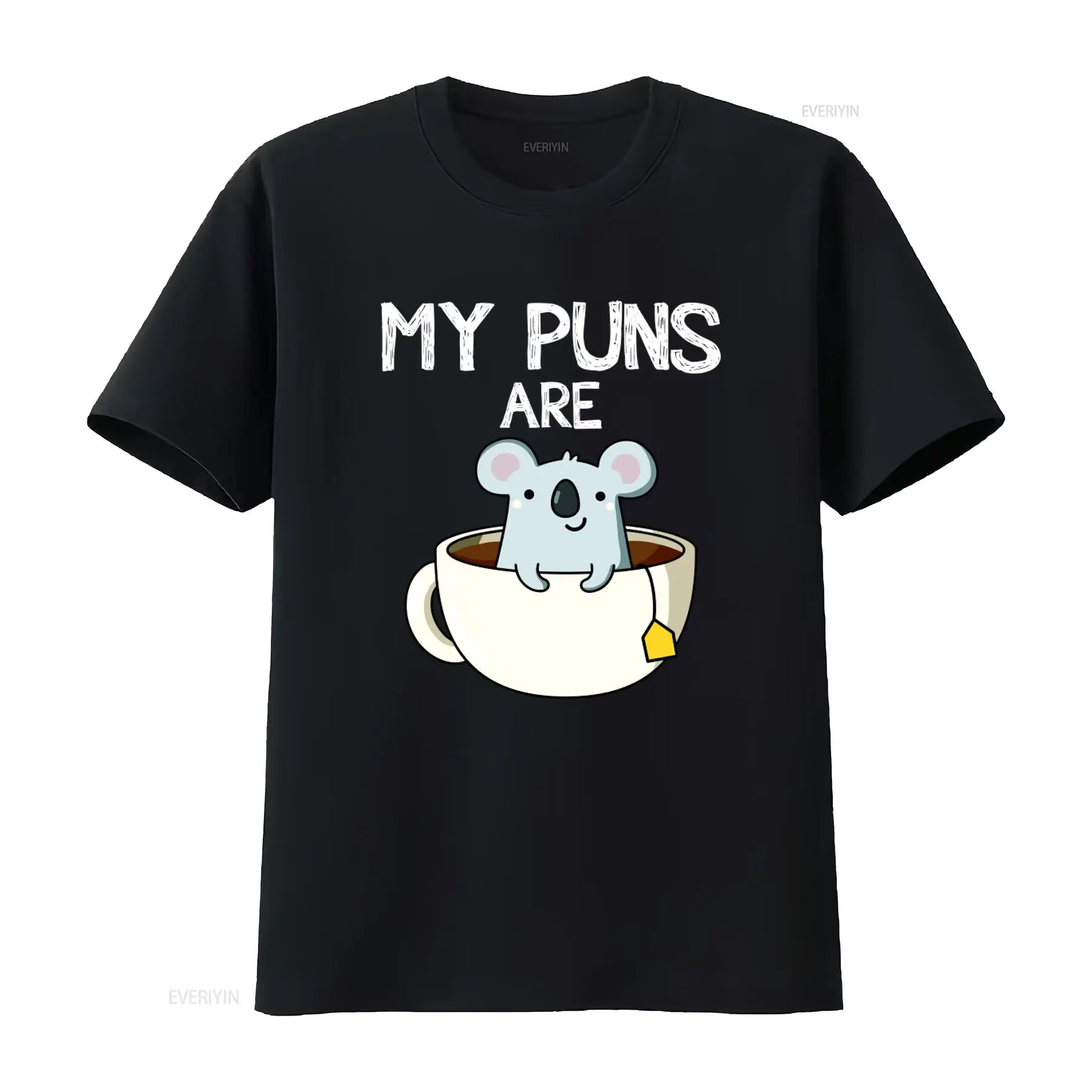 Zabawna koszulka z nadrukiem:  – Coffee Tea Jokes recenzja i cena